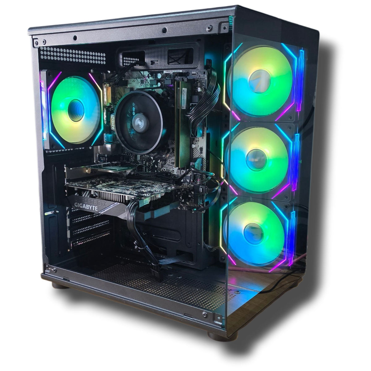 pre-built ryzen 5 1650 gaming pc