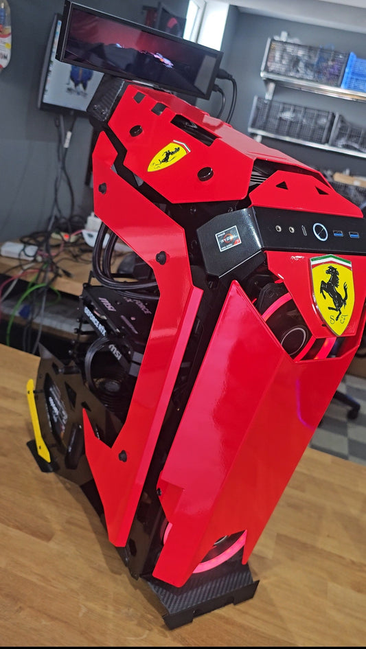 🏆 Custom PC Build of the Month – Ferrari GT Commission Build 🏎️💨