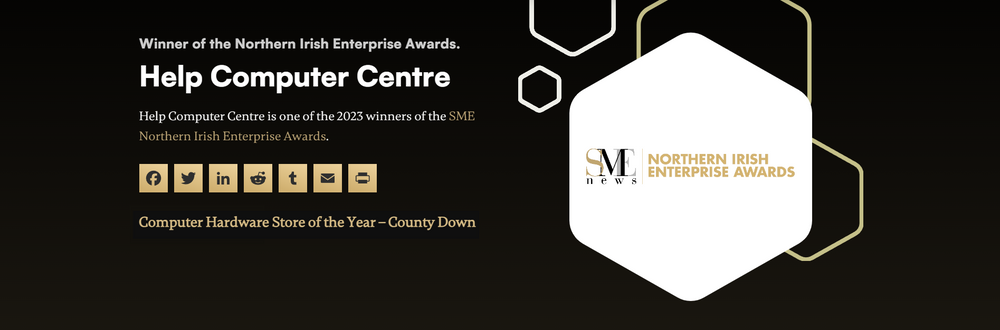 Computer Hardware Store of the Year: Thank You