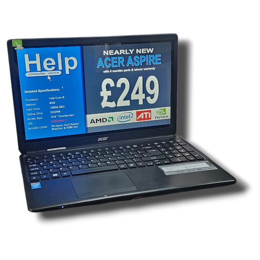 acer aspire laptop - refurbished