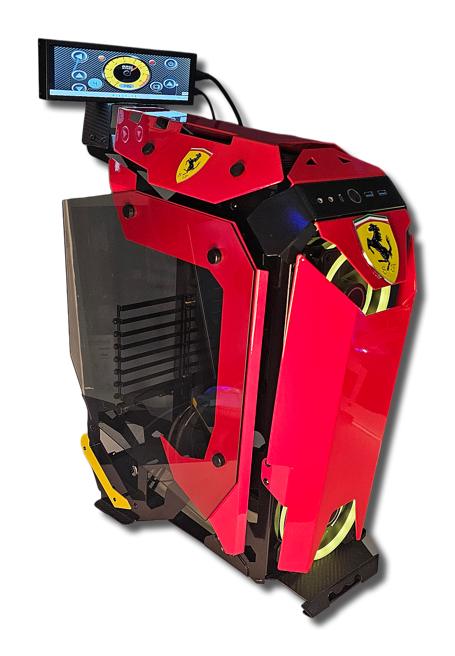 FERRARI custom gaming pc - amd edition